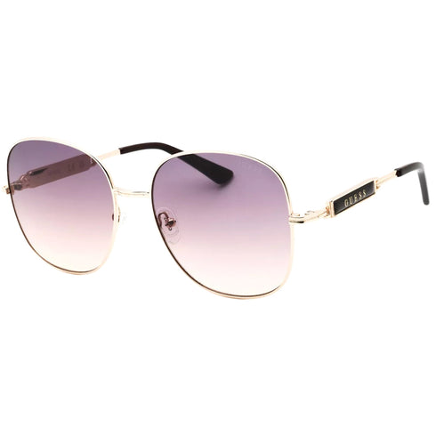 Guess Gf6190 32T Gold Gradient Bordeaux Sunglasses